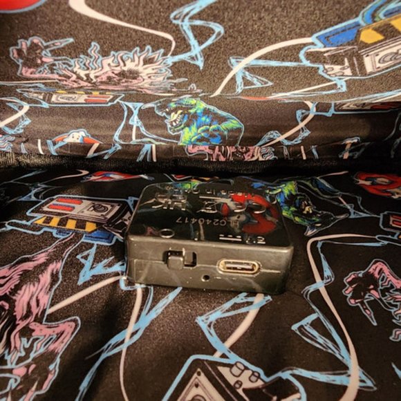 Loungefly Ghostbusters Stay Puft Man Chasing Ecto - 1 Light UP Mini Backpack NEW - Picture 14 of 15